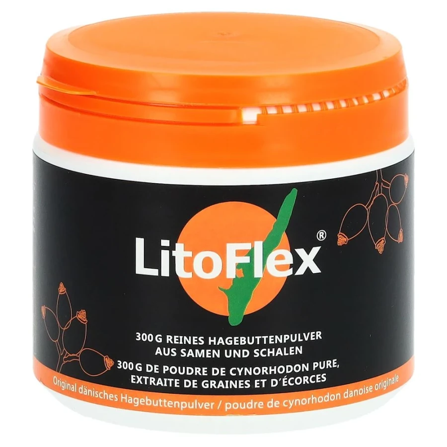 LITOFLEX original dänisches Hagenbuttenpulver 300 g LITOFLEX original dänisches Hagenbuttenpulver 300 g