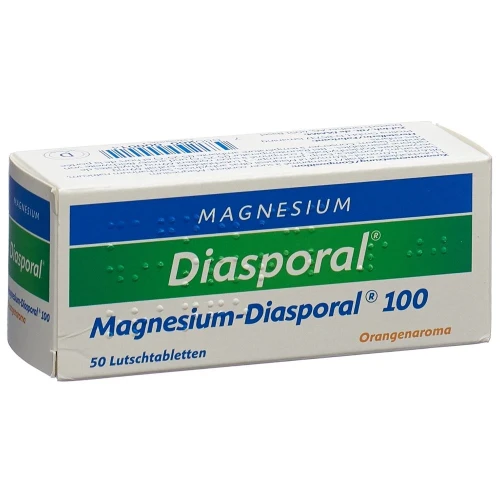 MAGNESIUM DIASPORAL Lutschtablatten 100 mg 50 Stk