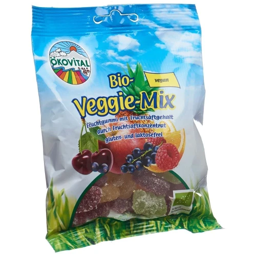 ÖKOVITAL Fruchtgummi Veggie-Mix 80 g