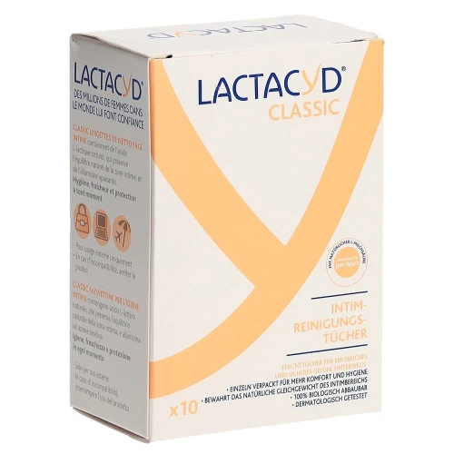 LACTACYD Intimpflegetücher einzeln 10 Stk