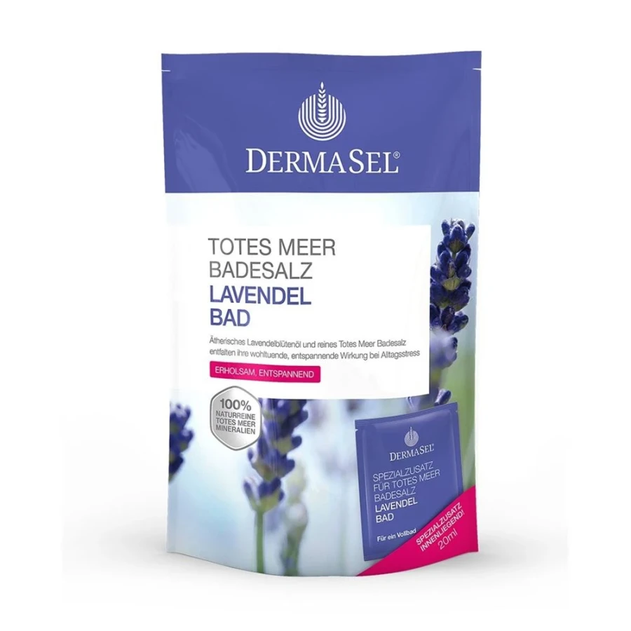 DERMASEL Badesalz Lavendel Btl 400 g