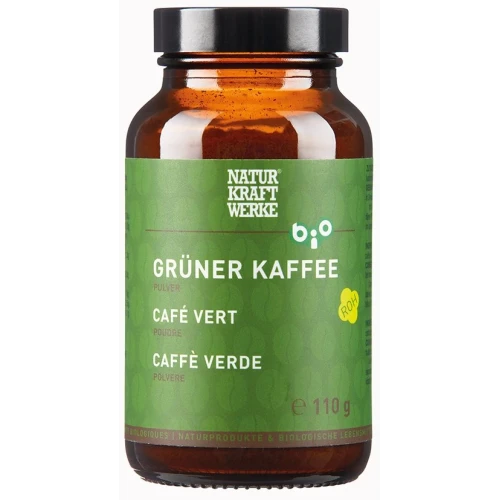 NATURKRAFTWERKE Grüner Kaffee Pulver Bio 110 g