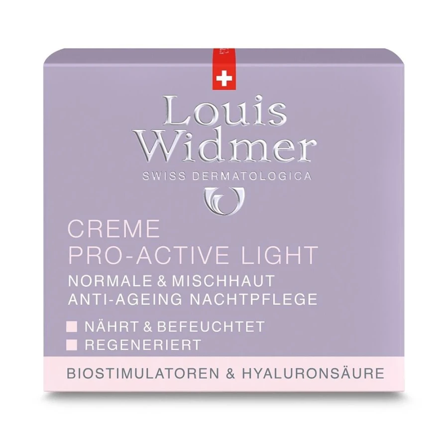 LOUIS WIDMER Creme Pro Active Light Parfümiert 50 ml