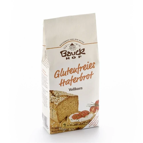 BAUCKHOF Brotbackmischung Haferbrot ohne gluten 500 g