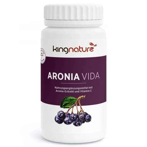 KINGNATURE Aronia Vida Extrakt Kaps 500 mg 100 Stk