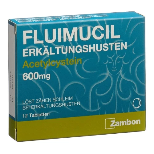 FLUIMUCIL Erkältungshusten Tabletten 600 mg 12 Stk