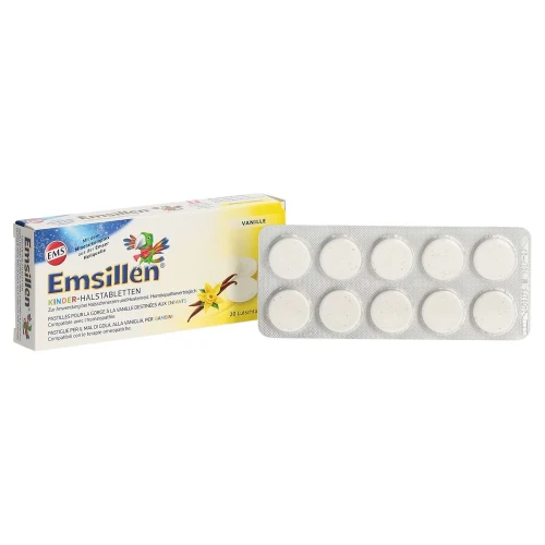 EMSILLEN Kinder-Halstabletten mit Vanille 20 Stk