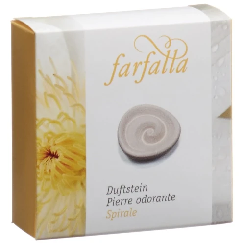 FARFALLA Duftstein Spirale Unterseite glasiert