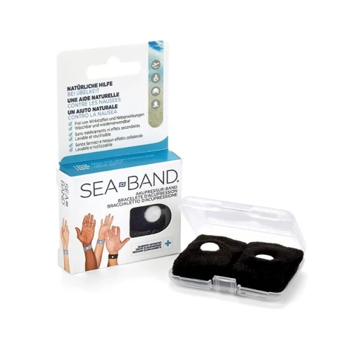 SEA-BAND Akupressurband Erw schwarz (#) 1 Paar