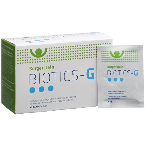 BURGERSTEIN Biotics-G Pulver 30 Stk