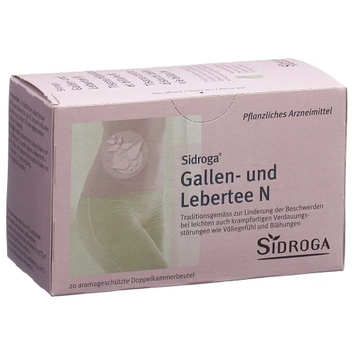 SIDROGA Gallen- und Lebertee N 20 Btl 2 g