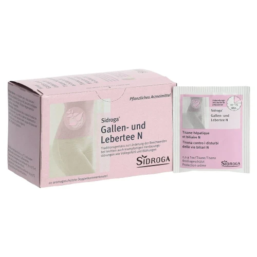 SIDROGA Gallen- und Lebertee N 20 Btl 2 g