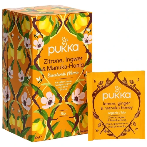 PUKKA Zitrone Ingwer&Manuk Hon Tee Bio Btl 20 Stk
