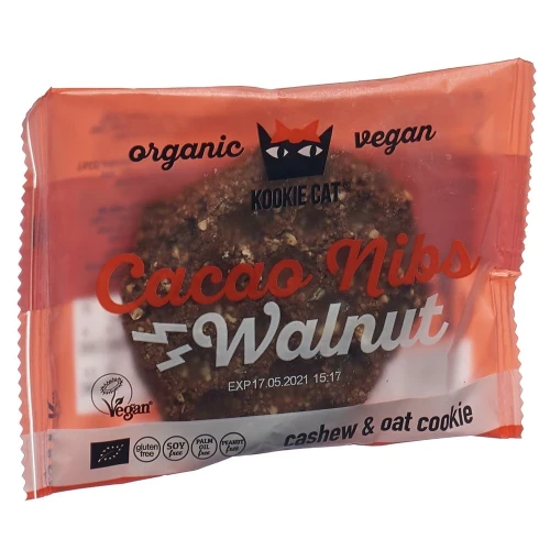 KOOKIE CAT Cacao Nibs Walnut Cookie 50 g