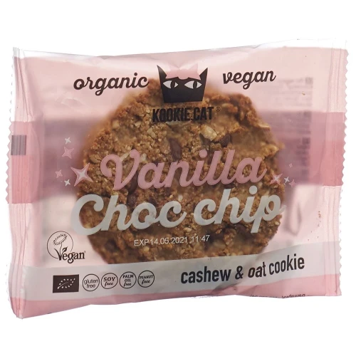 KOOKIE CAT Vanilla Choc Chip Cookie 50 g