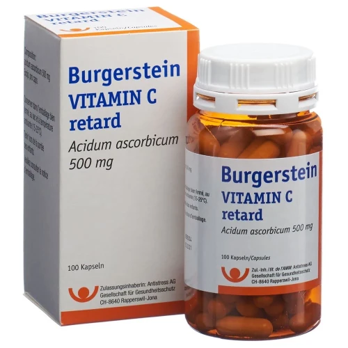 BURGERSTEIN Vitamin C Ret Kaps 500 mg Ds 100 Stk