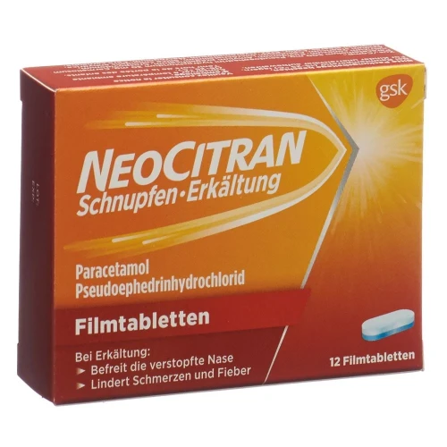 NEOCITRAN Schnupfen/Erkältung Filmtabl 12 Stk