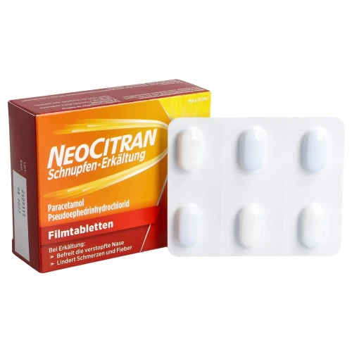 NEOCITRAN Schnupfen/Erkältung Filmtabl 12 Stk