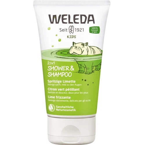 WELEDA KIDS 2in1 Shower&Shampoo Spritzige Limette 150 ml