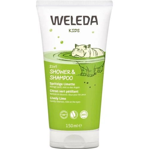 WELEDA KIDS 2in1 Shower&Shampoo Spritzige Limette 150 ml