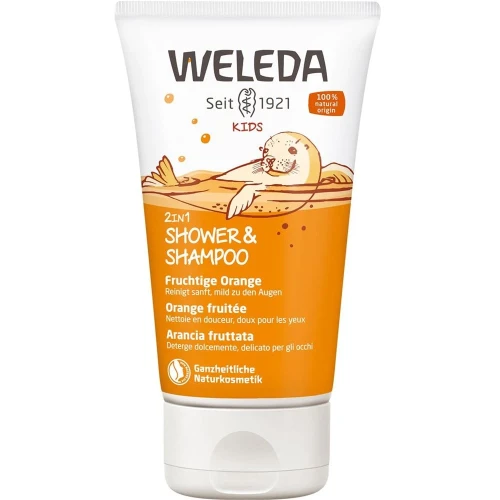 WELEDA KIDS 2in1 Shower&Shampoo Fruchtige Orange 150 ml