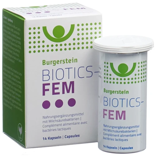 BURGERSTEIN Biotics-FEM Kapseln 14 Stk