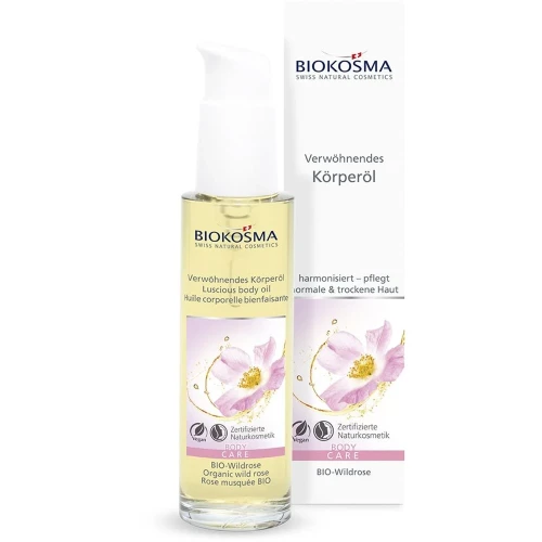 BIOKOSMA Körperöl Wildrose BIO 100 ml