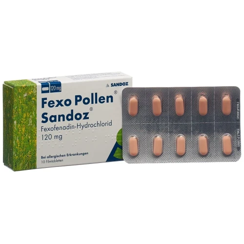 FEXO POLLEN Sandoz Filmtabl 120 mg 10 Stk