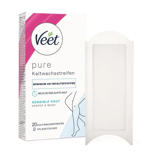 VEET Kaltwachsstreifen Beine&Körper Sensitive 10 x 2 Stk