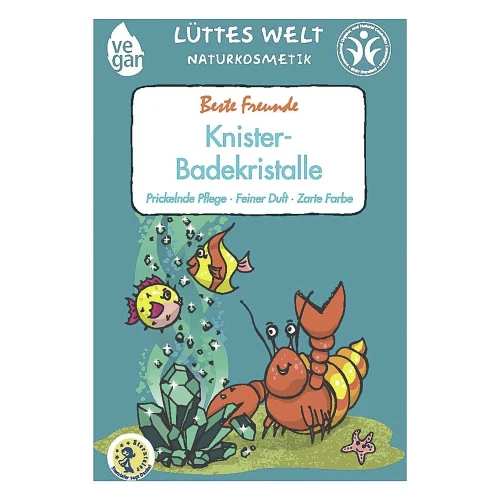 LÜTTES WELT Knister-Badekristalle Beste Freunde 80 g