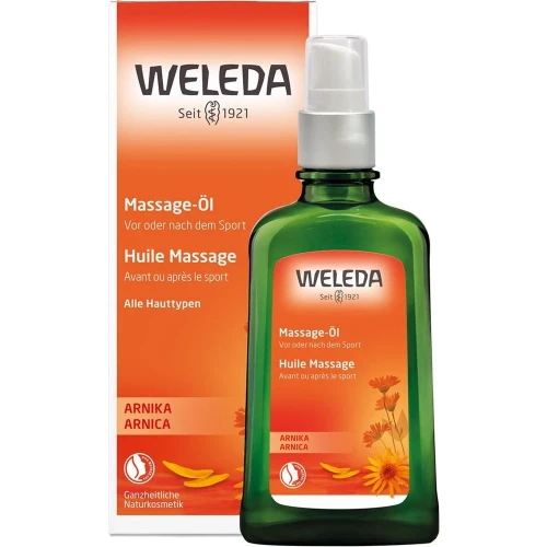 WELEDA Arnika Massage-Öl Glasflasche 100 ml