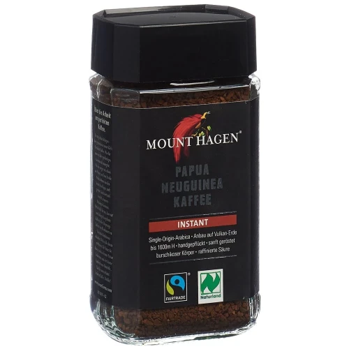 MOUNT HAGEN Kaffee instantané Bio Fairtrade 100 g