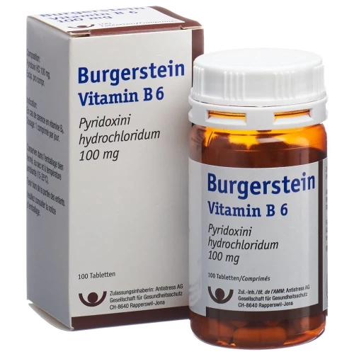 BURGERSTEIN Vitamin B6 Filmtabl 100 mg 100 Stk