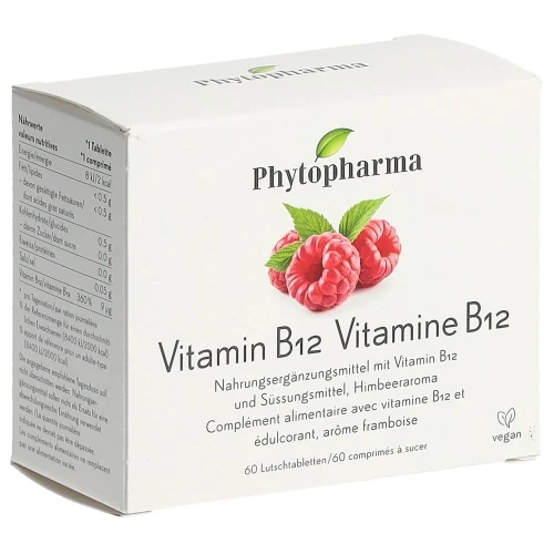 PHYTOPHARMA Vitamin B12 Lutschtabl Ds 60 Stk