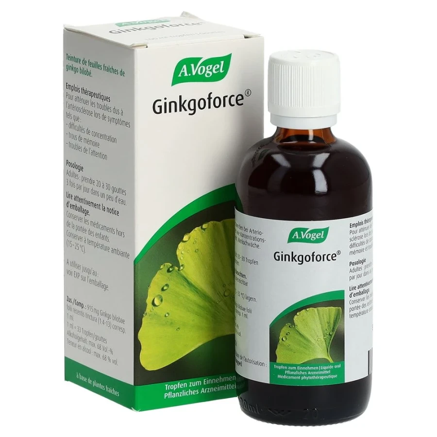 VOGEL Ginkgoforce Tropfen Fl 100 ml VOGEL Ginkgoforce Tropfen Fl 100 ml