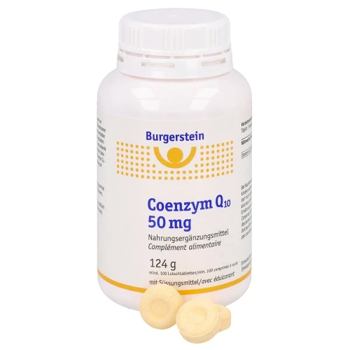 BURGERSTEIN Coenzym Q10 Lutschtabletten 50 mg 100 Stk