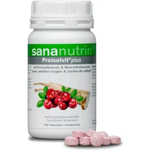 SANANUTRIN Preiselvit plus Tabl Ds 150 Stk
