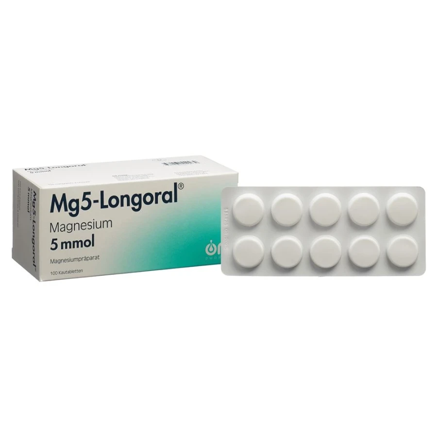 MG5-LONGORAL Kautabl 5 mmol 100 Stk MG5-LONGORAL Kautabl 5 mmol 100 Stk