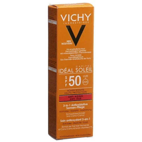 VICHY Ideal Soleil Anti-Age Creme LSF50+ Fl 50 ml