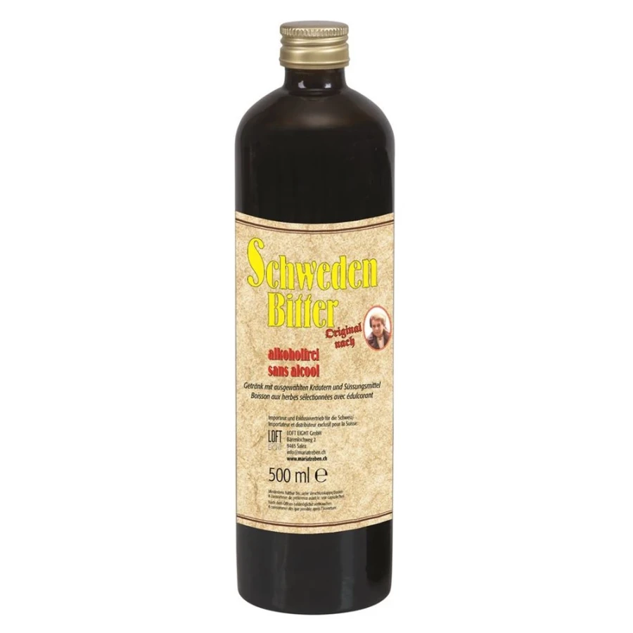 MARIA TREBEN Schwedenbitter Original Alkoholfrei 500 ml MARIA TREBEN Schwedenbitter Original Alkoholfrei 500 ml