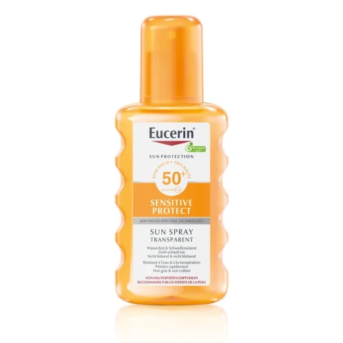 EUCERIN SUN Sensitive Protect Spray Transparent LSF50 200 ml