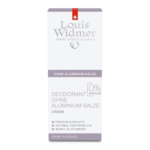 LOUIS WIDMER Deo Crème ohne Aluminium Salze Unparfümiert 40 ml