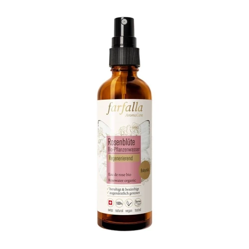 FARFALLA Bio-Pflanzenwasser Rosenblüten Spr 75 ml