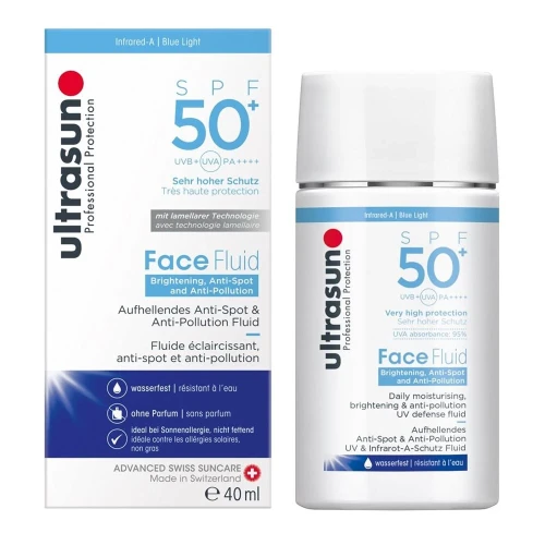 ULTRASUN Face Fluid Brightening&Anti-Pollution SPF50+ 40 ml