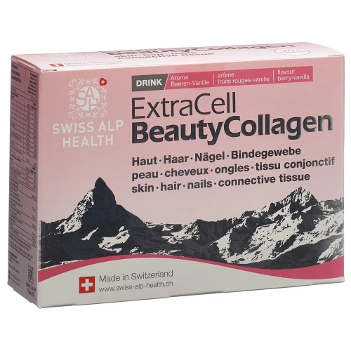 EXTRA CELL Beauty Collagen Drink Beeren Vanille 25 x 9.3 g