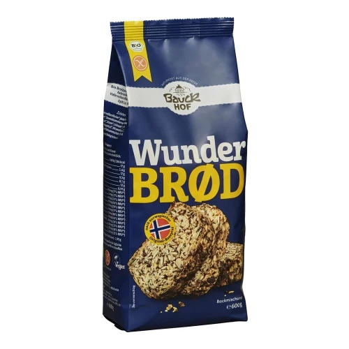 BAUCKHOF Wunderbrot Brotbackmischung glutenfrei 600 g