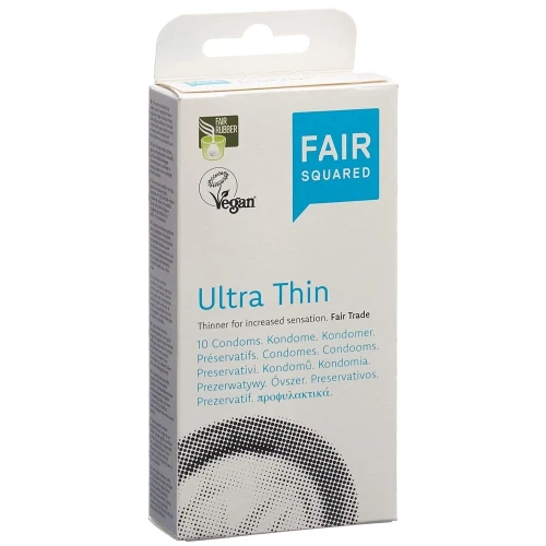FAIRSQUARED Kondom Ultra thin vegan 10 Stk