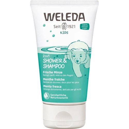 WELEDA KIDS 2in1 Shower&Shampoo Frische Minze 150 ml