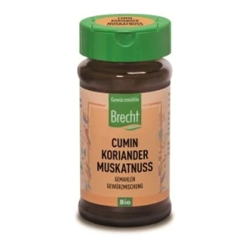 BRECHT Cumin-Koriander-Muskatnus gemahlen Bio 35 g