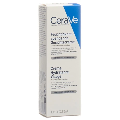 CERAVE Feuchtigkeitsspendende Gesichtscreme Dispenser 52 ml